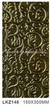 Relief Crystal Glass Tile. Rectangle Glass Wall Tile