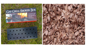 Wood Chips with Smoking Box