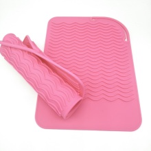 Hyri 2024: Heat-Proof Silicone Rubber Mat for Stylish Hair - Customizable Colorful Heat-Resistant Mat for Household Use