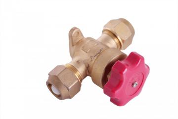 Refrigeration parts hand valve