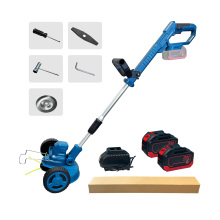 High-Quality 20V Cordless Brushless Motor Lawn Mower with Wheels and Battery Operated Weeder