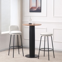 Teddy Fabric Bar Table Sets for Small Areas