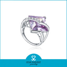 High Quality Handcraft Amethyst Gemstone 925 Sterling Silver Ring