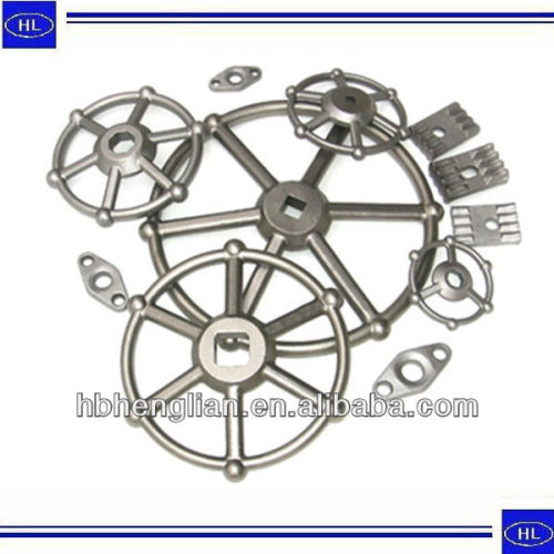Investment casting hand wheel valve parts
