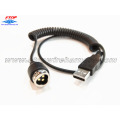 USB to lock plug connector for automobile