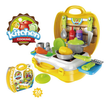 Improve children's learning ability DIY toys kitchen set