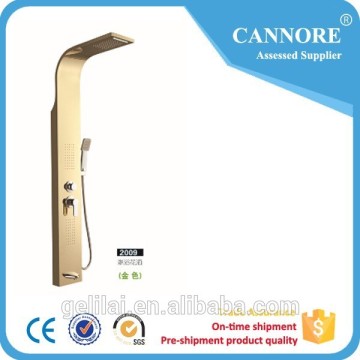 Waterfall Gold Color Instant Hot Water Shower