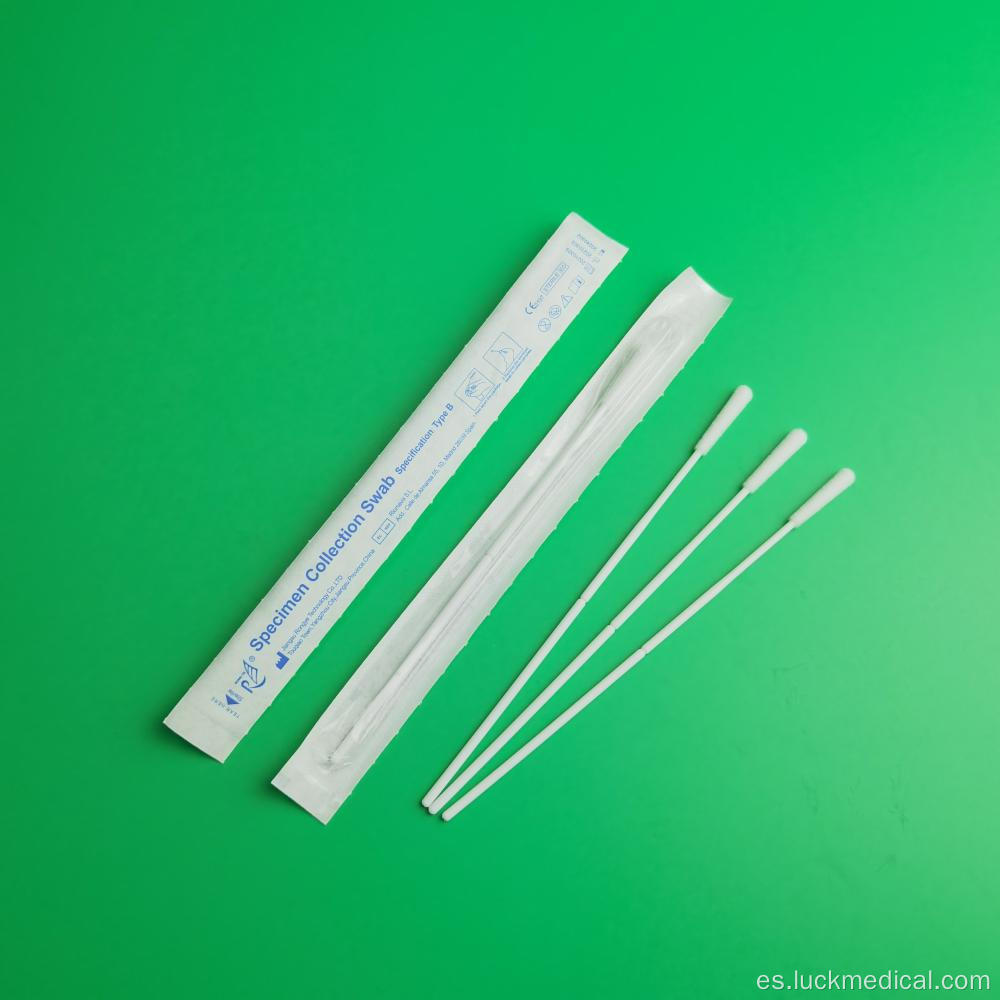 Muestreo de virus SwaB Nasal Flocked Rayon CE