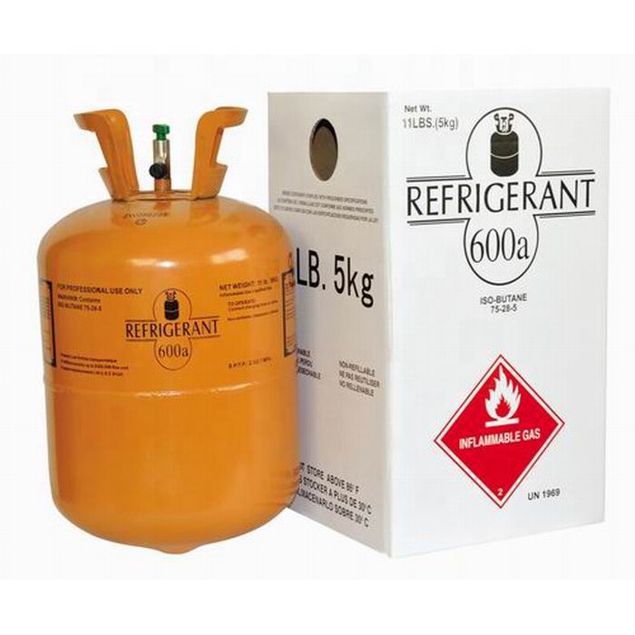 cold gas R600a refrigerant cylinder spare parts refrigerant UAE gas in hydrocarbon & derivatives