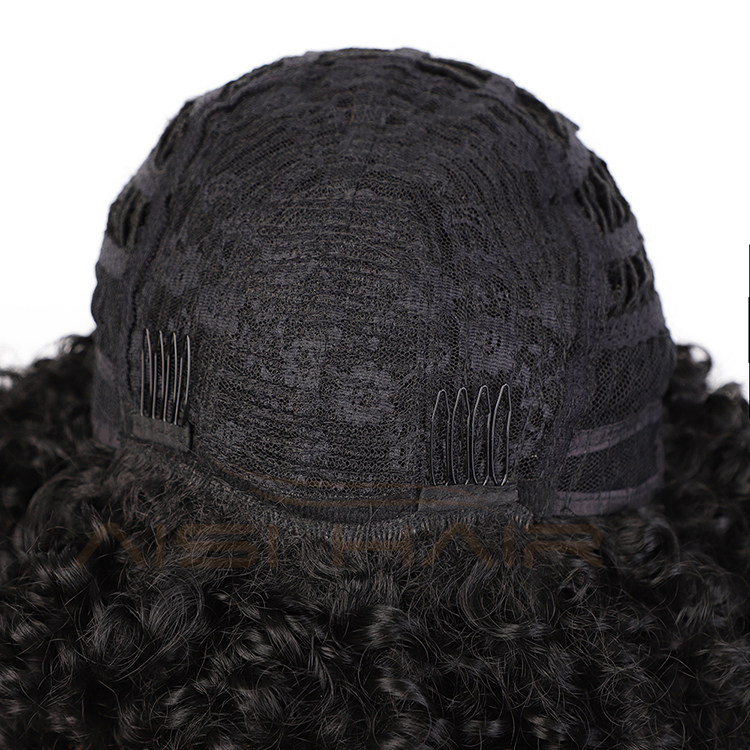 Aisi Hair Top Quality Short Afro Kinky Curly Black Bob Wigs With Bangs Deep Afro Curly Wave Wig Synthetic Wigs For Black Women