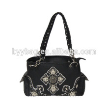 PU black micheal handbag hook for muslim women wholesale handbag china good quality