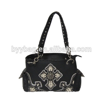 PU black micheal handbag hook for muslim women wholesale handbag china good quality