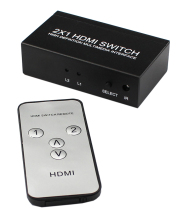 2 way HDMI Switch IR Remote