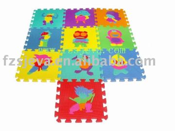 eva play mat,eva puzzle mat,eva floor mat,eva cartoon mat