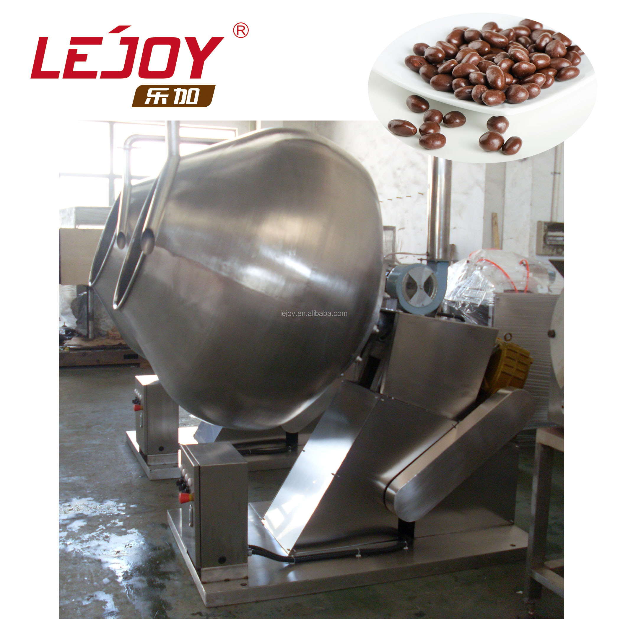 PGJ400 High Quality Chocolate Nuts Coating Polishing Machine