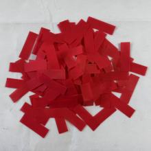 Red Rectangular Celebration Confetti