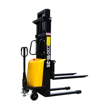 Brand new straddle electric stacker price