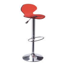 Red Arcylic Bar Chair