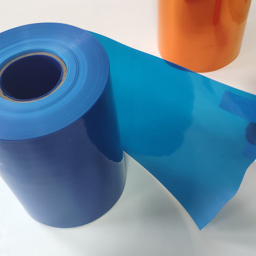 25mik Vinyl Blue PVC Plastik Film Termoplastik