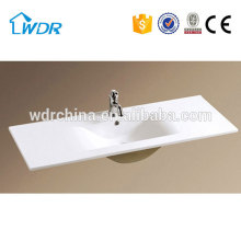 Solid surface bathroom sink washbasin cabinet design