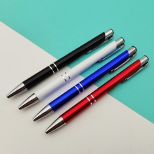 Custom Logo Aluminium Pens - Wholesale Office Metal Ballpoint Pens in Different Colors from Ningbo, China
