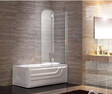 hinge shower door for bathtub