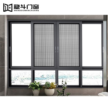 Aluminium Double Glass Sliding Sash Windows