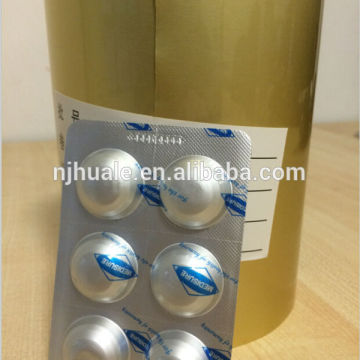 Pharmaceutical blister packaging aluminum foil OPA/AL/PVC