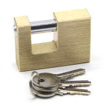 Heavy Duty Anti Rust Security Brass Rectangle Padlock Manufacturer at Reasonable Price