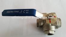 T Type, L Type Three Ways Ball Valve