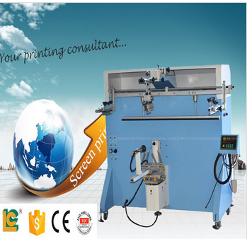 new product cylinder glass silk screen printing machine for glass botlle