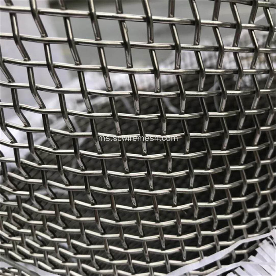 304 Woven Stainless Steel Crimped Wire Mesh