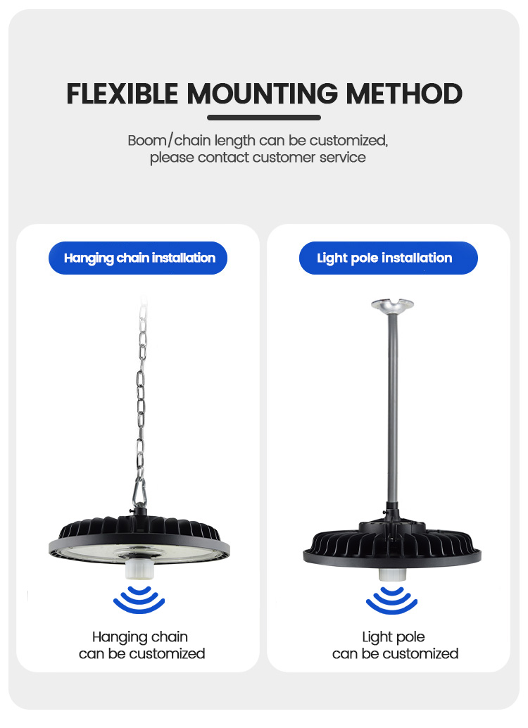 Production Dimming Motion Sensor LED High Bay Light