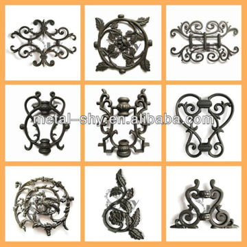 metal cast iron craft/ornamental iron flowers craft