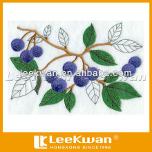 Flower pattern design embroidery applique