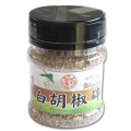 Plastic bottled black pepper granules for restaurant