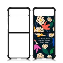 TPU + PC Aluminum Sheet White Blank DIY 2D Sublimation Case for Moto Razr 40 Ultra/Razr 50 Ultra 2024