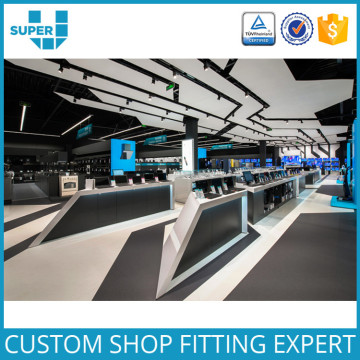 Retail Modern Store Decoration Display Furniture Computer Shop Interior Design