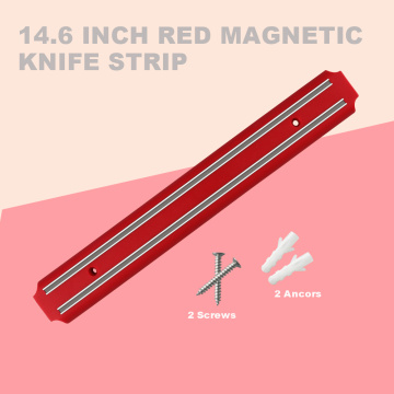 STRISCIA PER COLTELLO MAGNETICO ROSSO DA 14,6 POLLICI