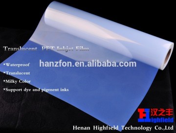 100microns Waterproof Transparent Film For Inkjet Plotter