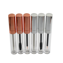 Silver Rose Gold Plastic Round Empty Lip Gloss Tubes