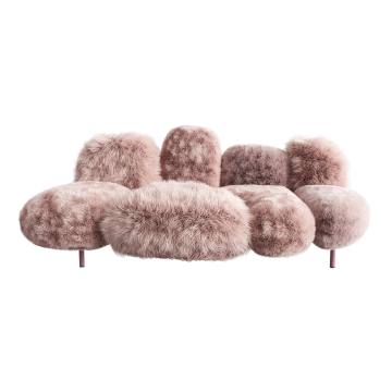 ??Cream Sofa with Natural Texture?