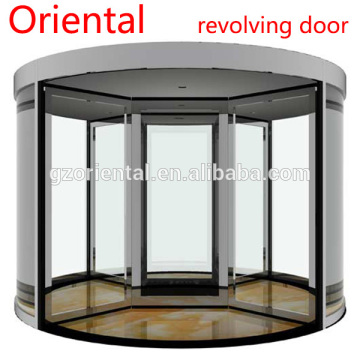 luxury lobby entrance 4 wings automatic and manual revolving doors