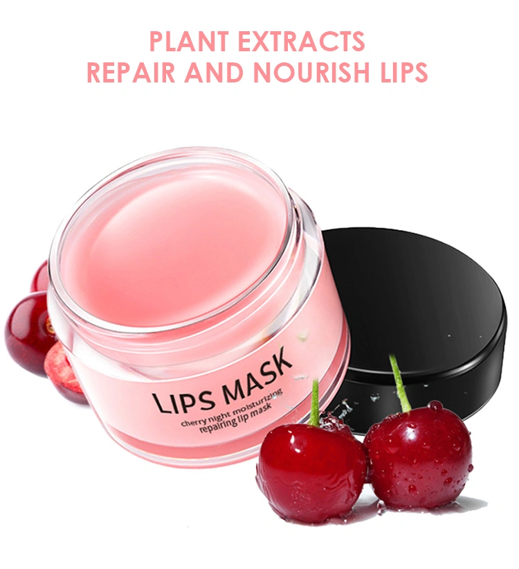 Wholesale Custom Logo Organic Pink Lip Care Mask Private Label Hydrating Sleeping Lips Mask