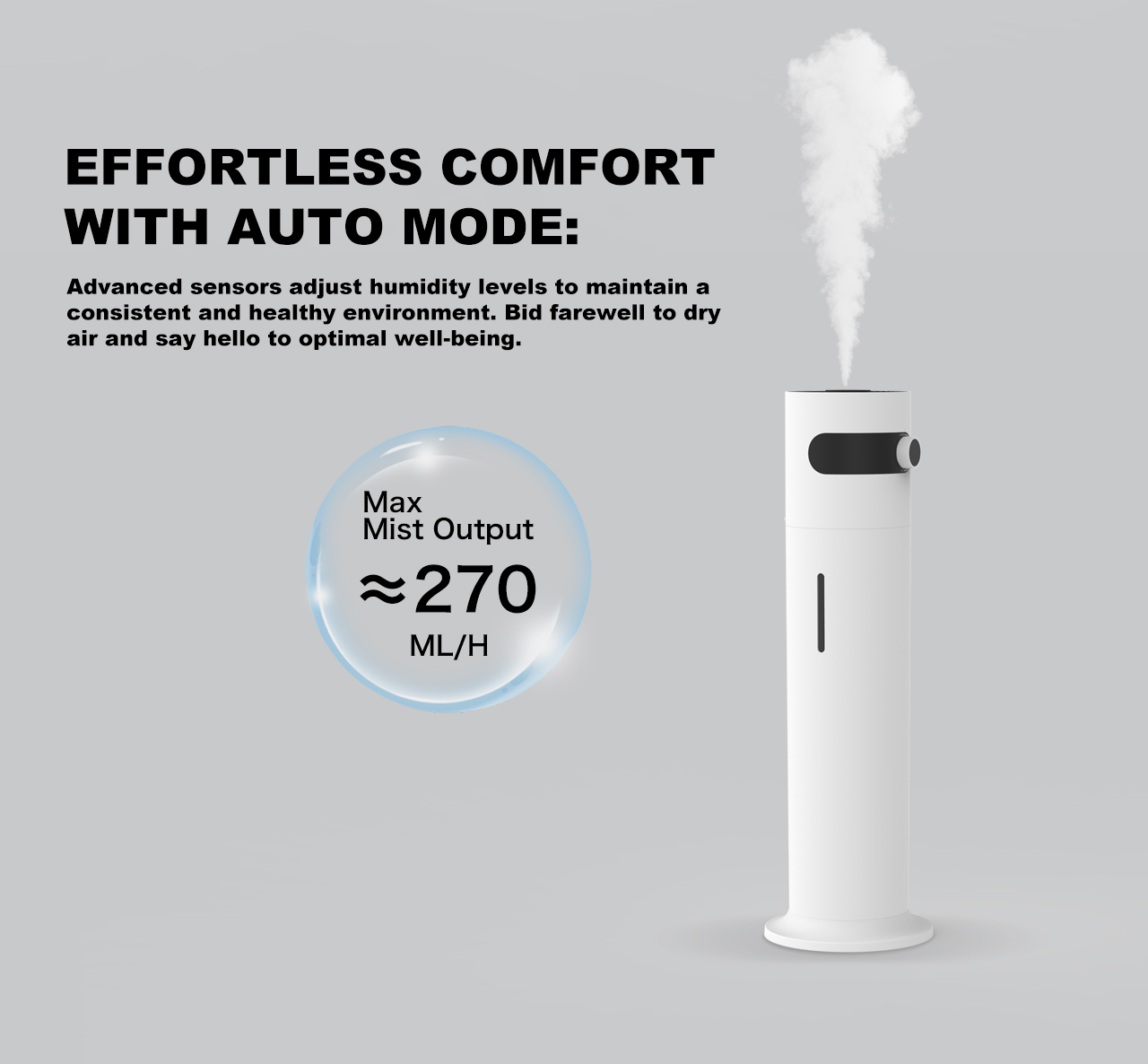 HTJ-2502A humidifier mist output HTJ-2502A humidifier mist output