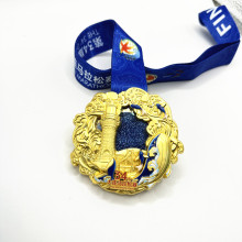 Customized Electroplating Paint Gold Medals
