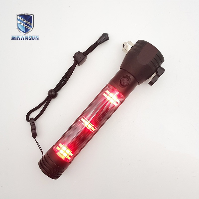 red flashlight solar flashlight