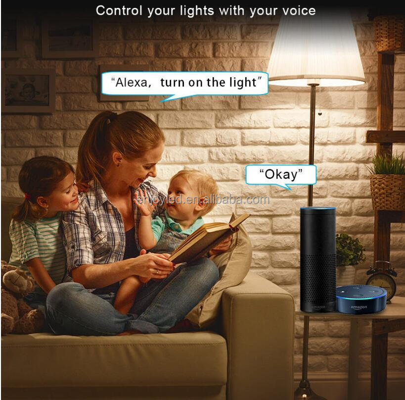 E-welink smart WiFi candle lamp Amazon Alexa / Google home voice control LED bulb E14