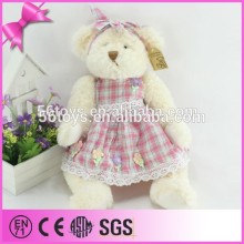 China OEM plush toys cute OEM plush teddy bear with dress