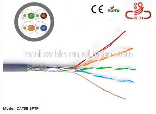 Hang zhou cable manufacturer high speed internet twisted pair cat5e sftp cable